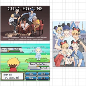 trigun stampede A5 prints