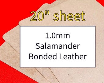20" x 1.0mm Leather Board LB 0.8mm Salamander Bonded leather - reinforcement  Bag Stiffener 50x150cm, 20" long sheets Salpa
