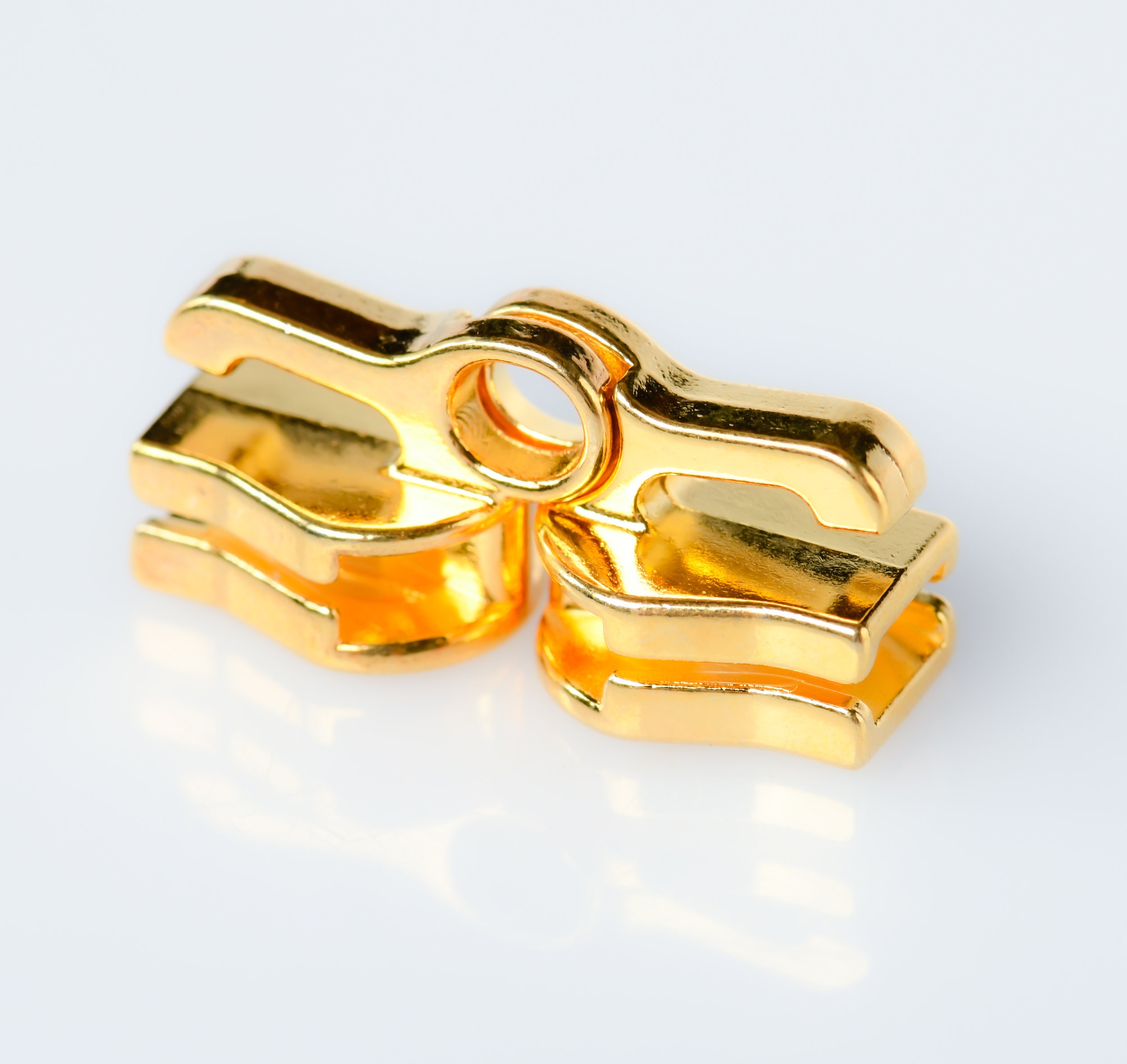 RIRI M6 "Mati" Slider Zipper Pull Pulley 1 pair Gold or Silver Fits Riri Metal 6 Zipper