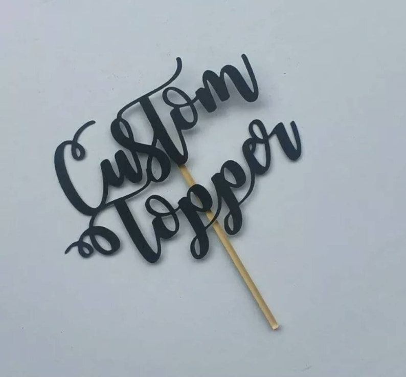 Personalised Custom Card Cake Topper l  Happy Birthday l Anniversary l Cake topper for all ocassions 