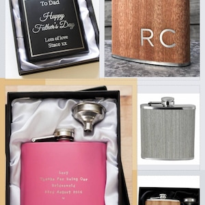 Personalised Engraved Hip flask Wine Flask, Groomsmen Hip Flask, Bridesmaid Hip Flask, Gift idea Bridal party gift