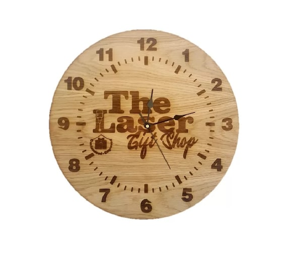 Personalised Engraved Wall Clock Etsy Canada