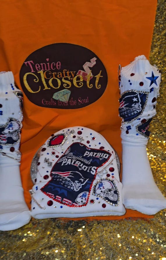 New England Patriots Junk Beanie Hat & Junk Socks - Etsy Ireland display picture 2