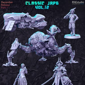 Classic JRPG Miniatures, Volume 12