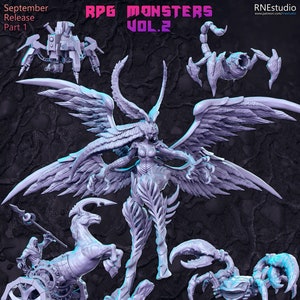 Miniatures de monstres RPG, volume 2