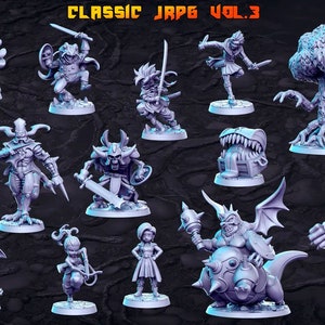 Classic JRPG Miniatures, Volume 3