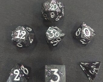 Resin Dice Set - Purple Void