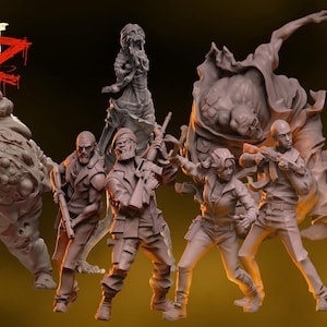VaultZ Left 4 Dead Survivor Miniatures