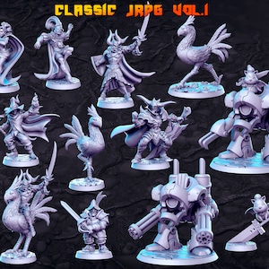 Classic JRPG Miniatures, Volume 1