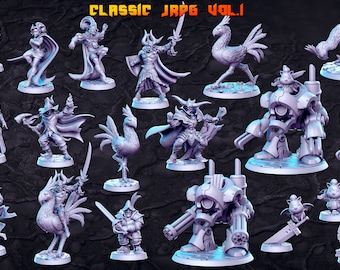 Classic JRPG Miniatures, Volume 1