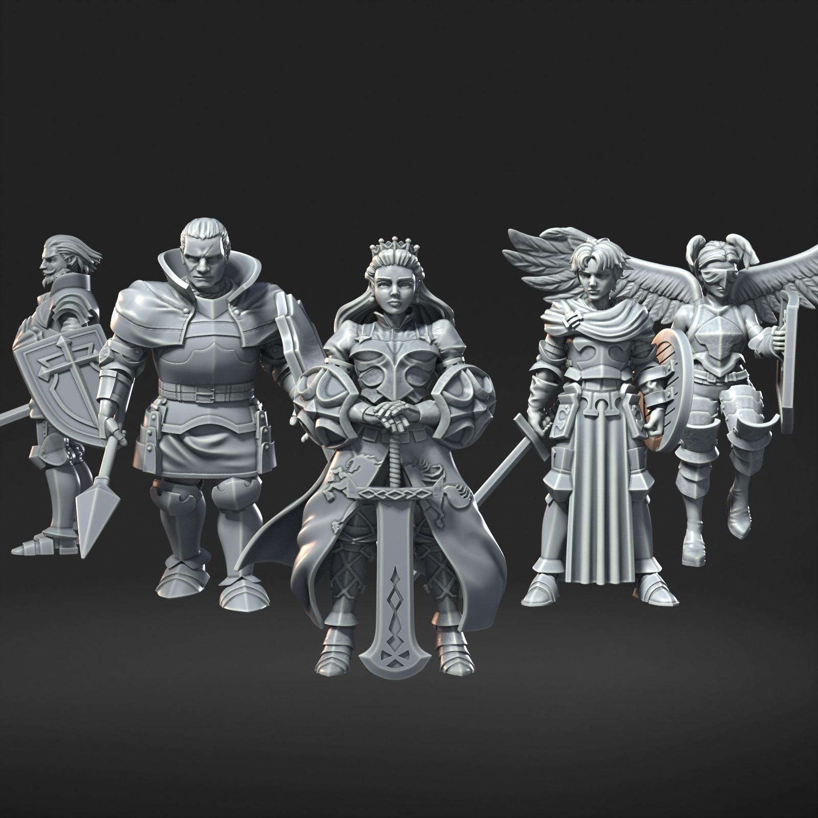 オカヨ です。 OVERLORD Miniature set A Overlord Miniature - Etsy