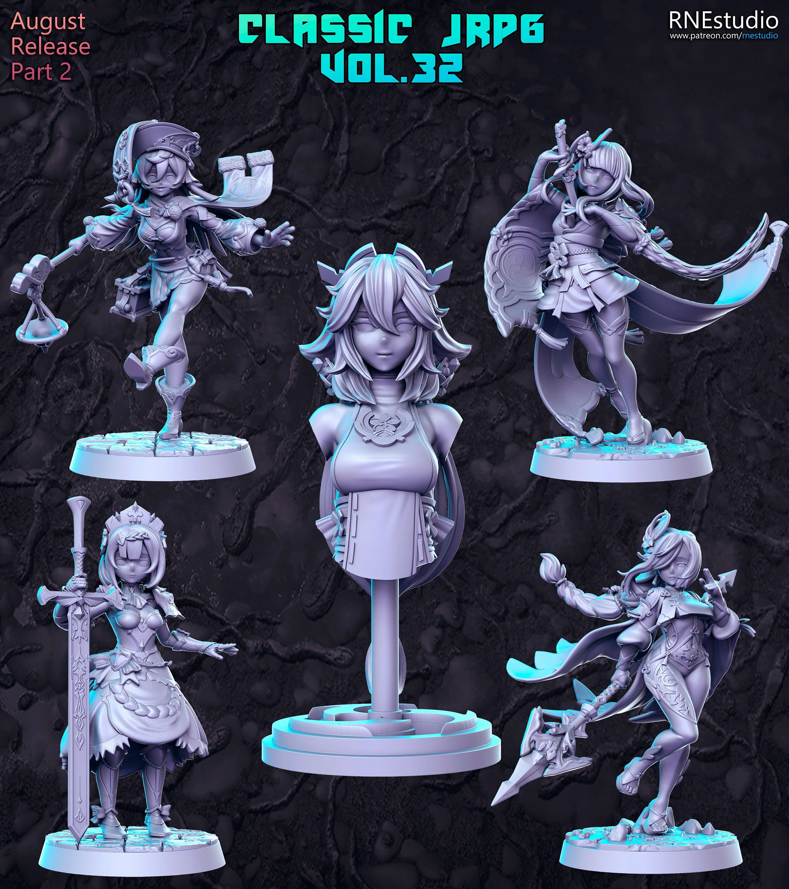 Classic JRPG Miniatures, Volume 32