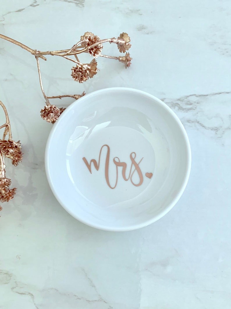 Wedding Ring Dish / Jewelry Dish / Gift for Her / Wedding Gift Etsy