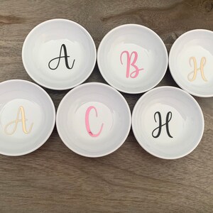 gift monogrammed Monogram Ring Dish bride gift Ring Dish monogram bridesmaids gift jewelry dish engagement gift birthday gift