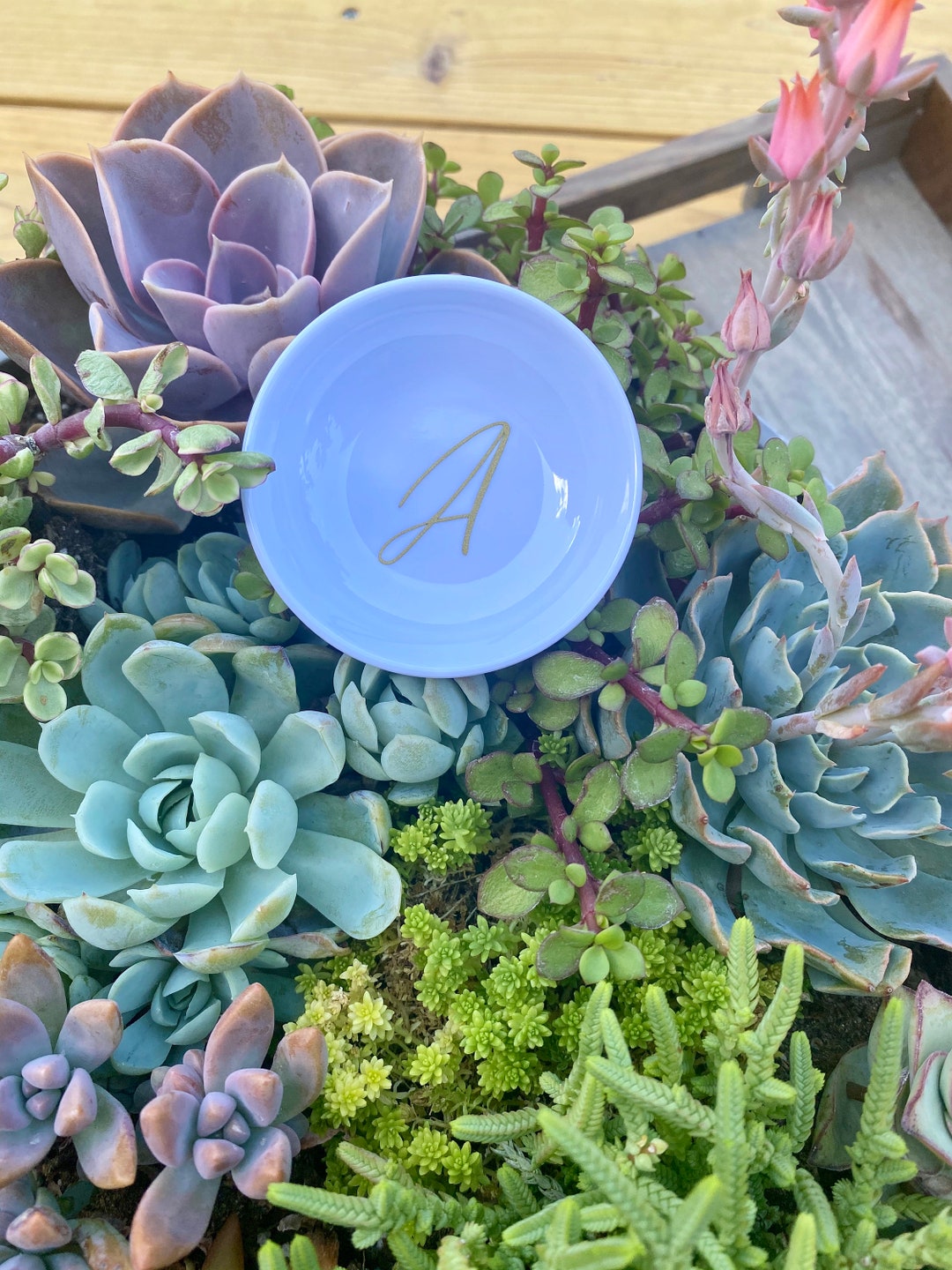 Personalized Initial Ring Dish / Wedding Ring Dish/ Etsy