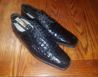 Sz. 9.5 Stacy Adams Navy & White Spectator Shoes - Etsy display picture 2