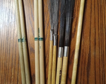 Drum Sticks Lot Brushes