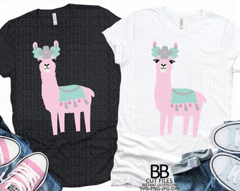 Download Free Birthday Llama Svg Etsy SVG Cut Files