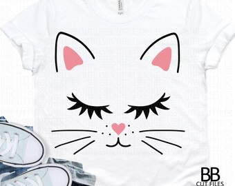 Download Cat Face Svg Etsy
