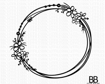 Free Free 228 Flower Vine Circle Svg SVG PNG EPS DXF File