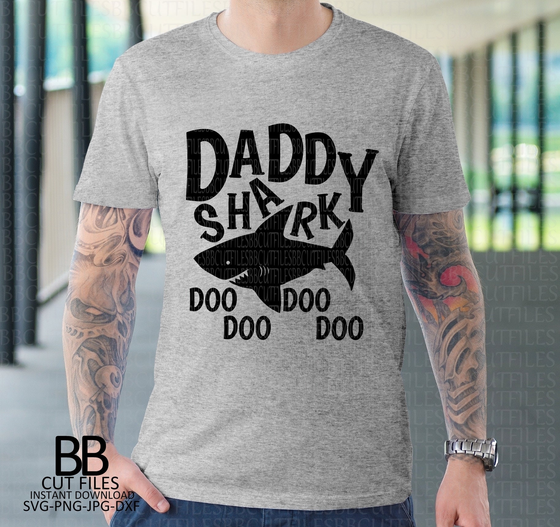 Download Daddy Shark SvgShark Birthday svg doo doo doo doo ...