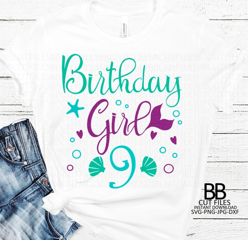 Free Free 137 Mermaid Birthday Card Svg SVG PNG EPS DXF File