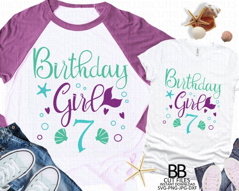 Download 7th Birthday Mermaid SvgMermaid svg Birthday SvgBirthday ...