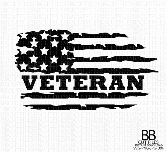 Download Distressed Usa Flag Svgpngjpgdxfveteran Usa Flagamerican Etsy