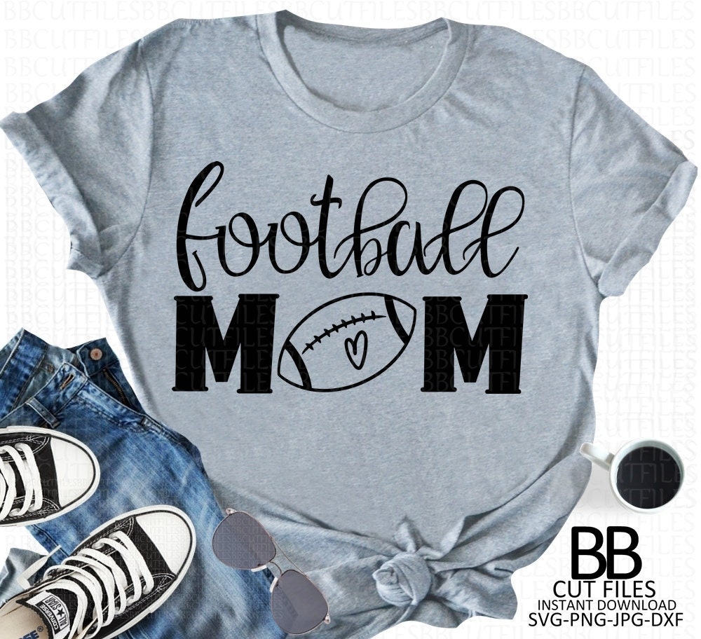 Football Mom Svgfootball Svgcut Filefootball Shirt Svg | Etsy