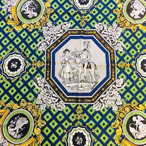 HERMES Hussard et Cantiniere Seltener Seidenschal Carre