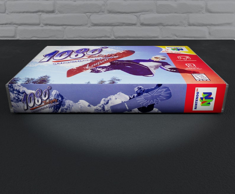 1080 Snowbording Custom Case N64 Game is not Included Replacement Repo Cases