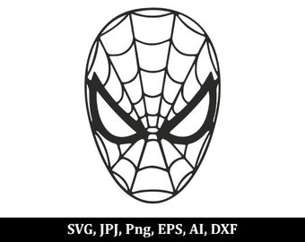 Spiderman svg,Cut File circut,silhouette cameo,Instant Download,SVG, PNG, EPS, dxf, jpg digital download