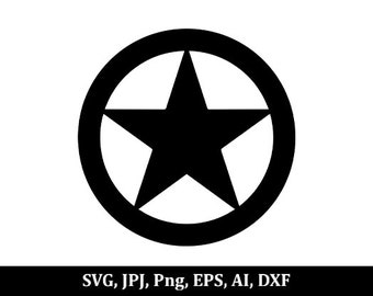 Sheriff badge svg, Texas Ranger silhouette, Deputy sheriff star vector file, western svg, Instant Download,SVG, PNG, EPS, dxf, jpg