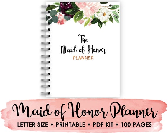 maid of honour wedding planner
