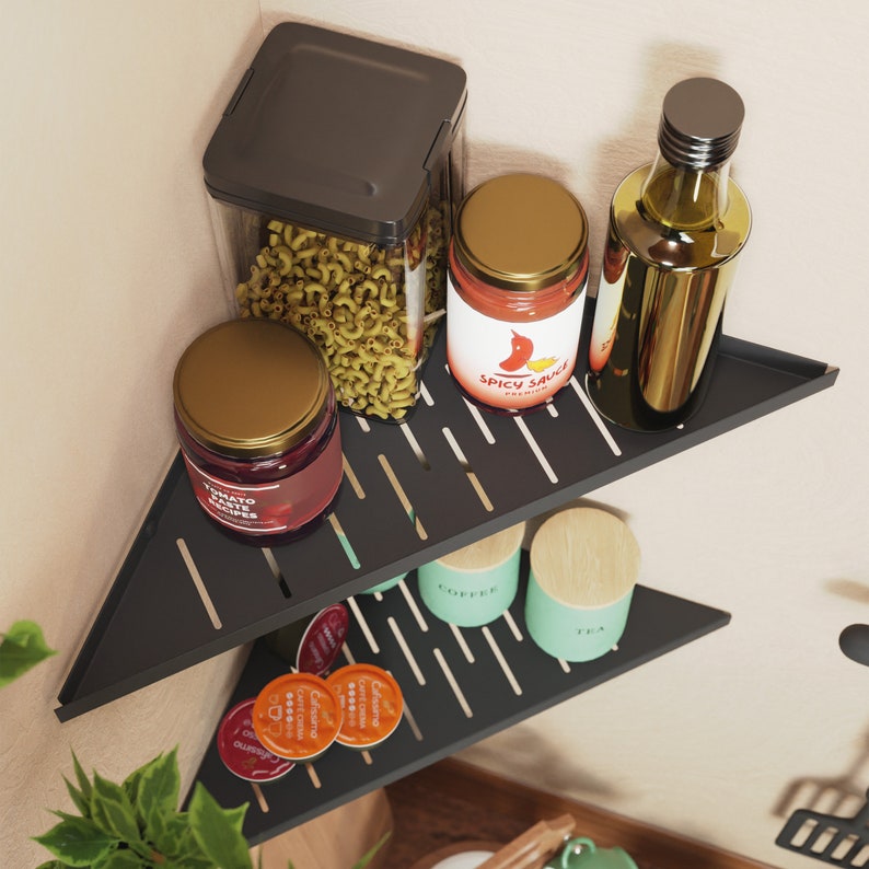 Kitchen Corner Shelf Corner Shelf Floating Corner Shelf Stainless Steel