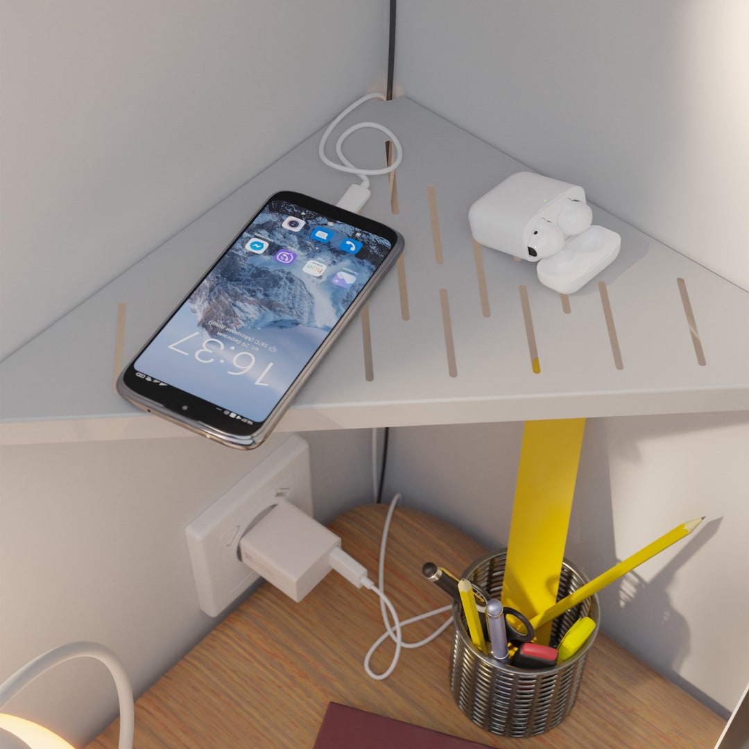 White Corner Shelf Floating Corner Shelf Small Book Shelf Etsy