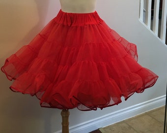 Square dance skirt, crinoline skirt, Lolita skirt, Petticoat, Ruffle Skirt, Cindy Lauper Skirt