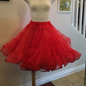 Square dance skirt, crinoline skirt, Lolita skirt, Petticoat, Ruffle Skirt, Cindy Lauper Skirt