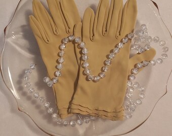 1940's, 1950's, 1960's, Mustard Gold Color Driving Gloves, Cosplay Gloves, Downton Abby Gloves, 1940's Gloves