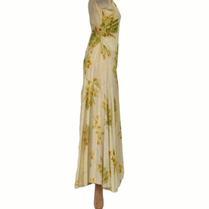 Floral Maxi Dress, Party Dress, Garden Party Dress, 1930s Dress, Wedding Guest Dress, Summer Dress image 5