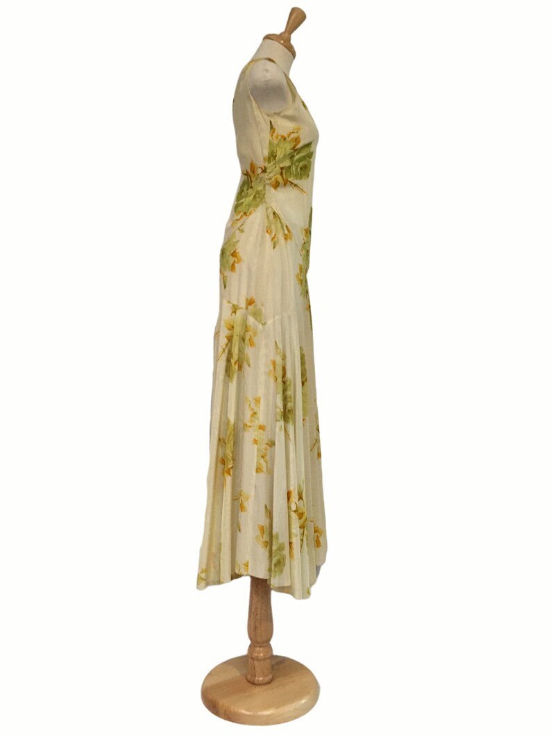 Floral Maxi Dress, Party Dress, Garden Party Dress, 1930s Dress, Wedding Guest Dress, Summer Dress image 5