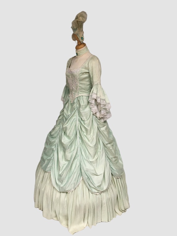 Replica 18th Century Designer Made Dress, Rococo D