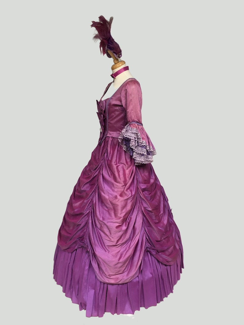 Rococo Dress, 18th Century Dress, Masquerade Dress, Marie Antoinette Dress image 2