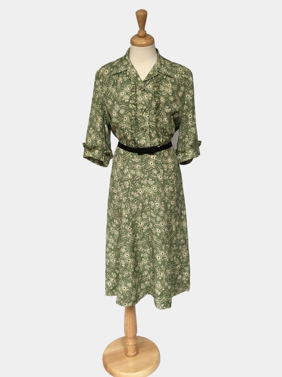 Vintage Dress, Summer Dress, 1940s Day Dress, Gar… - image 1