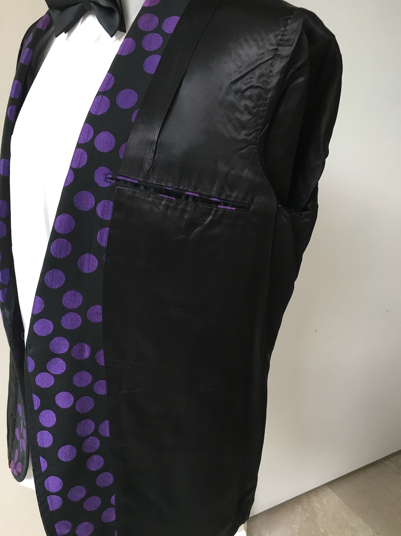 Vintage Clothing Smoking Jacket Psychedelic Jacket Men/'s Clothing 1950s60s Tuxedo Jacket
