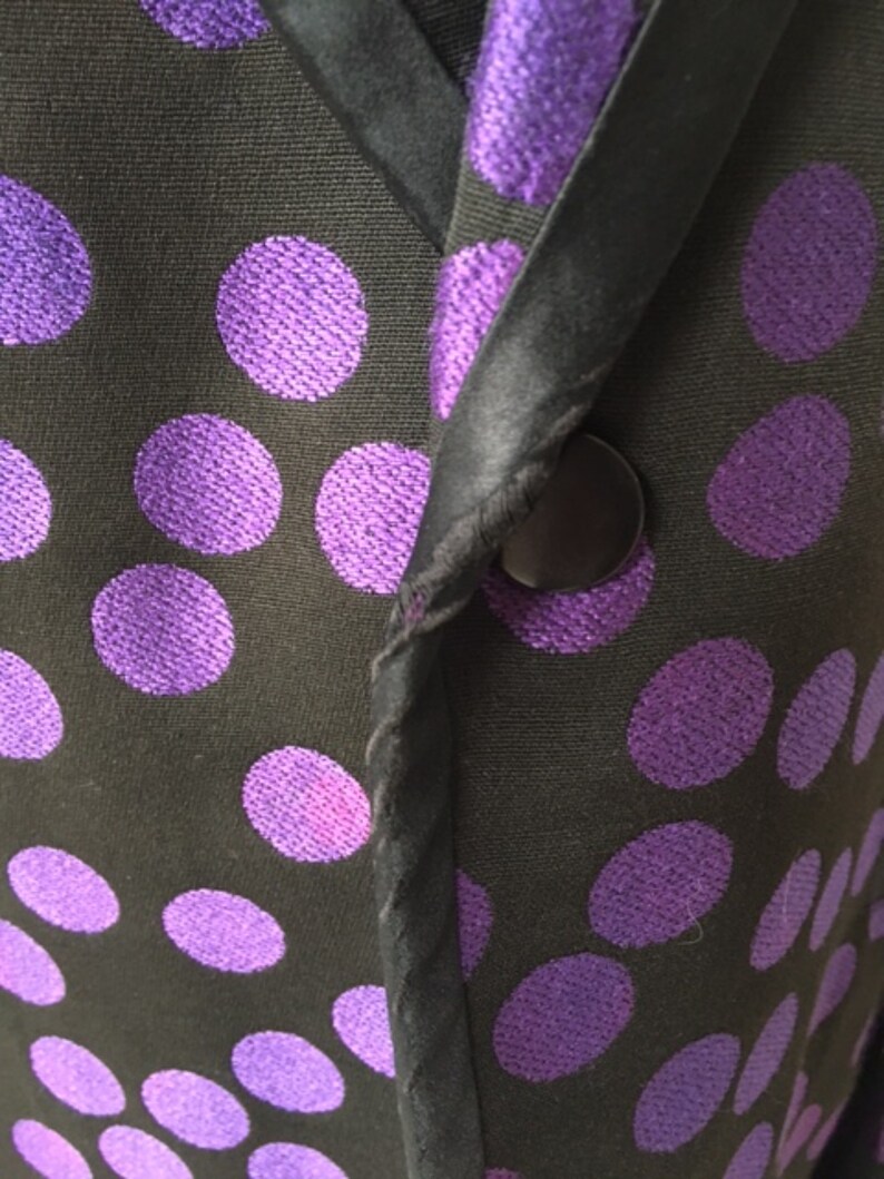 Vintage Clothing Smoking Jacket Psychedelic Jacket Men/'s Clothing 1950s60s Tuxedo Jacket