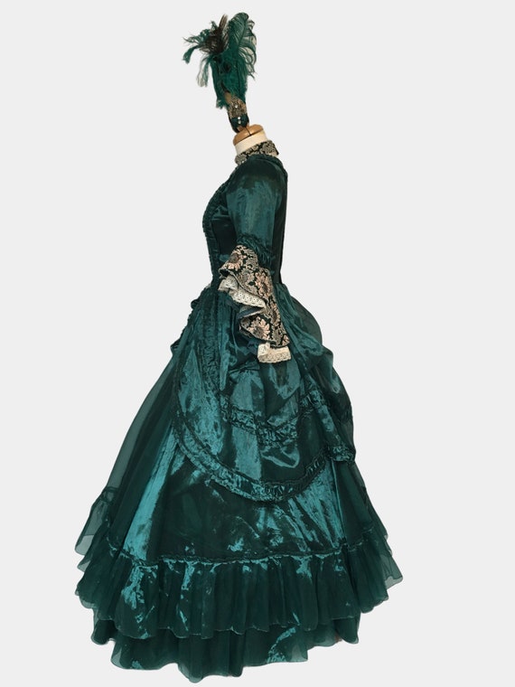 18th Century Dress, Rococo Dress, Ball Gown, Orga… - image 6