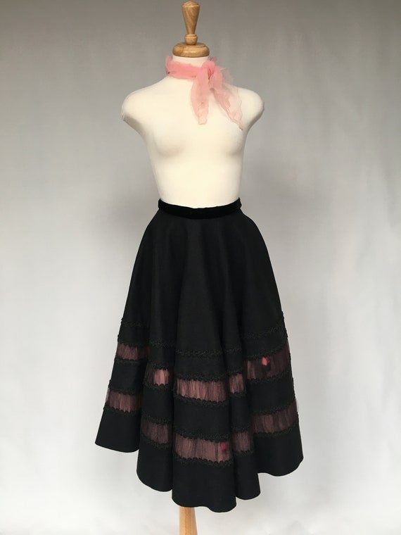 Vintage 1950s Circle Skirt,