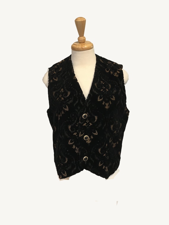 Vintage Replica Victorian Waistcoat, Steampunk Clo