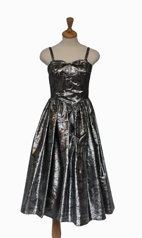 1980s Prom Dress, Vintage evening dress